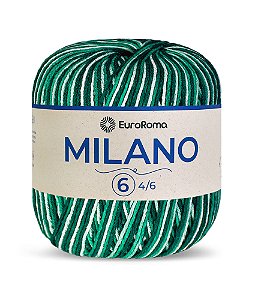 Novelo Milano EuroRoma - Verde Bandeira  - Fio Sustentável de Algodão Reciclado | 400g