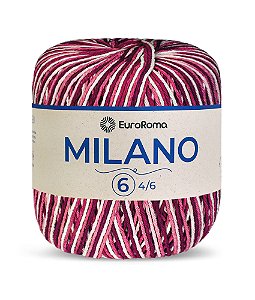 Novelo Milano EuroRoma  - Magenta - Fio Sustentável de Algodão Reciclado | 400g