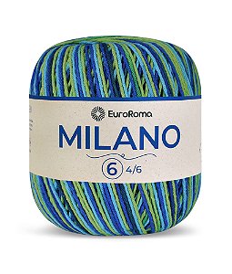Novelo Milano EuroRoma  - Oceano- Fio Sustentável de Algodão Reciclado | 400g