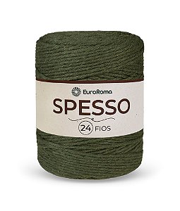 Barbante Spesso 24 Fios - Verde Militar - EuroRoma - 1kg