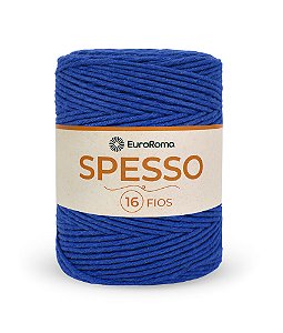Barbante Spesso 16 Fios - EuroRoma - 1kg - Cor Azul Royal