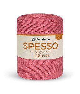 Barbante Spesso 16 Fios - EuroRoma - 1kg - Cor Malva | Para Crochê, Tricô, Tear, Macramê e Artesanato