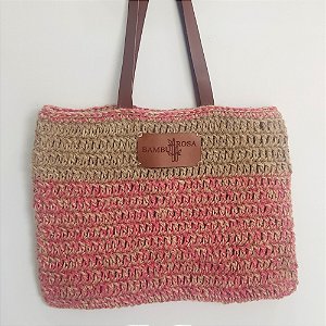 EcoBag/Sacola em Crochê - Fio de Juta