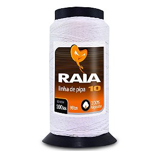 Linha de Pipa Raia 10 Branco 100 Jardas - Circulo