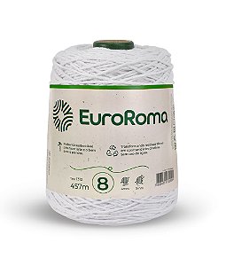Barbante EuroRoma N°8 - Cor Branco
