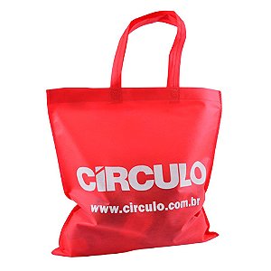 Sacola de TNT Círculo Cor 10 Vermelho