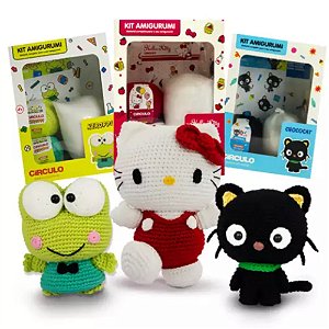 Kit Amigurumi Coleção Hello Kitty And Friends Circulo