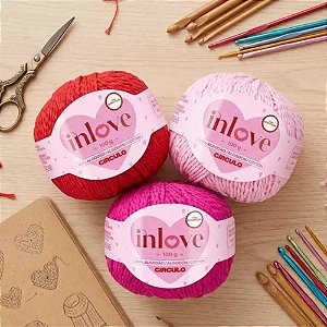 Fio In Love Círculo 100% Algodão 100g Premium para Crochê e Tricô