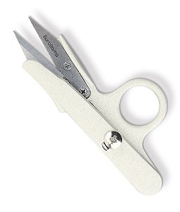 Tesoura de Arremate EuroRoma Natural 12cm – Precisão para Artesanato, Costura e Crochê