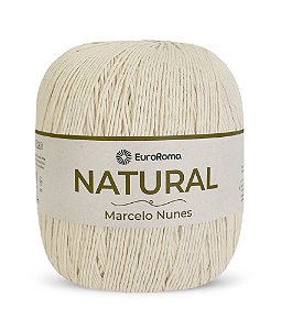 Fio EuroRoma Natural Cru – Marcelo Nunes Macio para Crochê, Tricô e Artesanato