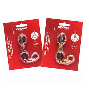 Mini Tesoura Portátil Circulo