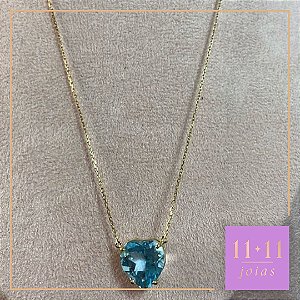 COLAR CORAÇÃO OURO 18K