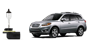 Lâmpada H27 ORIGINAL p/ Farol Hyundai Santa Fe 2012 2013 - Neblina, Milha, Auxiliar