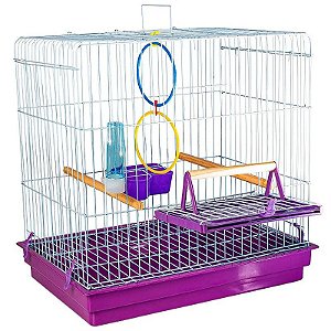 GAIOLA PARA CALOPSITA CONFORT LILÁS