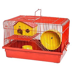 GAIOLA PARA HAMSTER 2 ANDARES HORIZONTAL