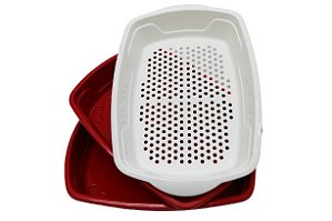 Bandeja Higiênica Cat Clean Furba C/ 3 Peças