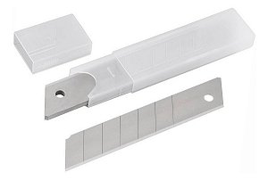 Cartela de Lamina para estilete 18mm com 10 Laminas