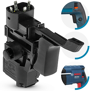 interruptor Gatilho P/ Martelete Gbh 2-24 DSE 11228 / 11226