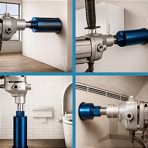 Broca 57mm X 450mm 1.1/4" Serra Copo coroa Diamantada para perfuratriz