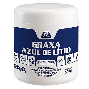 Graxa Azul de Lítio Elétricas E Rolamentos Pote 500grs Azul