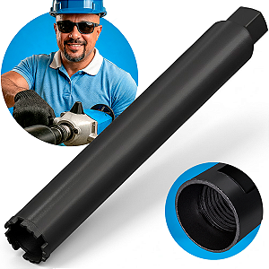 Broca  56x450mm M-22 Perfuratriz Serra Copo Coroa Diamantada