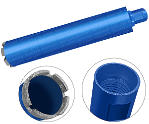 Broca 83X450mm M-22 Perfuratriz Serra Copo Coroa Diamantada