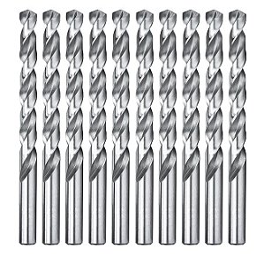 Kit 10 Unidades Brocas De Aço Premium Metal Furadeira 4.0MM