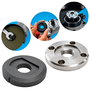 Jogo de Flange para Esmerilhadeira Lixadeira Makita Bosch