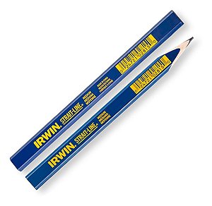 Lápis Irwin Azul Para Carpinteiros Marceneiros Pedreiros