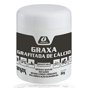 Graxa Cinza Grafitada Cálcio Lubrificação Porta De Aço 80g