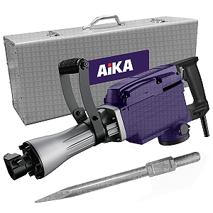 Martelete Demolidor sextavado Aika 15kg 1.500 Watts Dh-65 220v