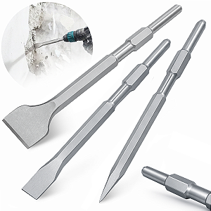 Ponteiro E Talhadeiras Martelete sextavado 17x280mm