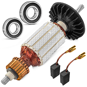 Induzido, Carvão E Rolamento 11228 Gbh 2-24 Dse 220 Volts