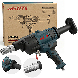 Perfuratriz De Concreto Manual Diamantada 130mm Arita 220v