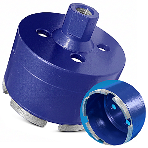 Serra Copo Diamantada 102mm Bloco Concreto Para Caixinha 4x2