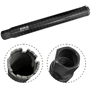 Broca Serra Copo Coroa Diamantada Azul 56 X 450mm 1 1/4