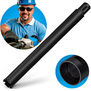 Broca Serra Copo Coroa Diamantada Azul 44 X 450mm Rosca M22