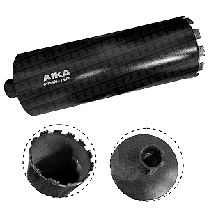 Serra Copo Coroa 159 X 450mm Rosca M22 + Adaptador 1 1/4