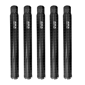 5 Brocas Serra Copo Coroa Diamantada 56mm X 450mm 1.1/4