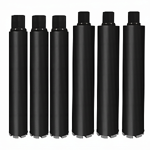 Kit Broca Coroa Diamantada Perfuratriz 56mm 83mm 3 Unidade