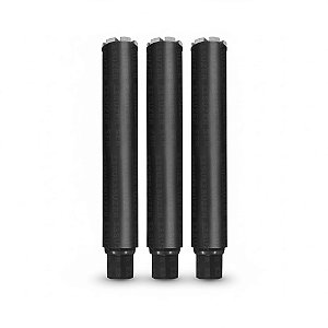 Kit 3 Brocas Serra Copo Coroa Diamantada 56mm X 450mm 1.1/4