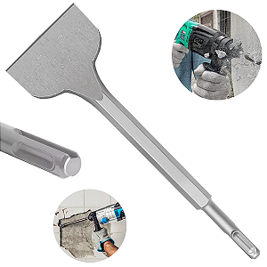 Talhadeira Larga 14x75x250 Tipo Pá Para Martelete Rotativo