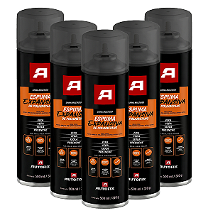 Espuma Expansiva Para Vedação 500ml 340g 5 Unidades Autofix