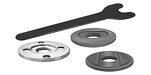 Jogo De Flange Furo 20mm + Chave De Aperto Flange Gws 8-115