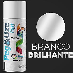 Spray Peg&Use 300ml Uso Geral COR BRANCO BRILHANTE