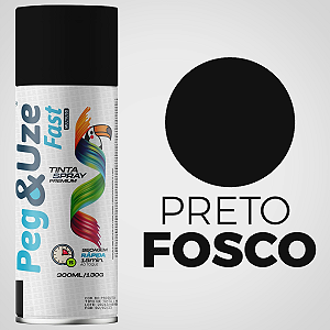 Spray Peg&Use 300ml Uso Geral COR PRETO FOSCO