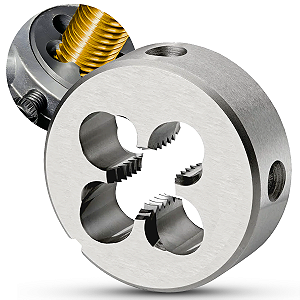 Cossinete Manual Aço Liga Ws M8 X1.25 Rosca Métrica Grossa