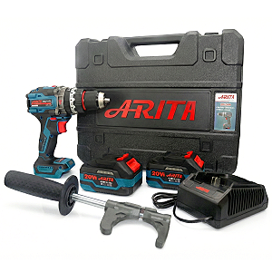 Furadeira Parafusadeira Arita Art13160 Maleta 2 Baterias 20v