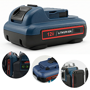 Bateria Para Nível A Laser Arita 12 Linhas Base Giratória