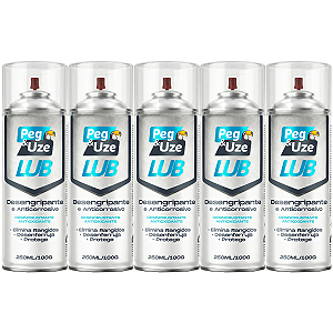 5 Óleo Spray Desengripante Lubrificante 250ml Anticorrosivo